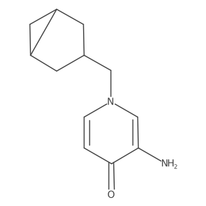 3-Amino-1-({bicyclo[3.1.0]hexan-3-yl}methyl)-1,4-dihydropyridin-4-one Structure