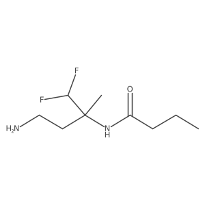 N-(4-amino-1,1-difluoro-2-methylbutan-2-yl)butanamide Structure