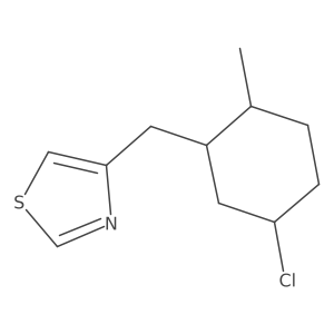 4-[(5-Chloro-2-methylcyclohexyl)methyl]-1,3-thiazole Structure