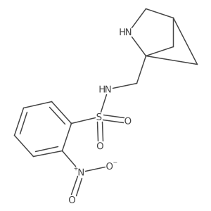 N-({2-azabicyclo[2.1.1]hexan-1-yl}methyl)-2-nitrobenzene-1-sulfonamide Structure