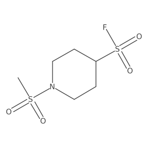 1-Methanesulfonylpiperidine-4-sulfonyl fluoride Structure