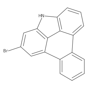 2-Bromo-4H-naphtho[1,2,3,4-def]carbazole结构式