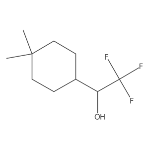 (1R)-1-(4,4-dimethylcyclohexyl)-2,2,2-trifluoroethan-1-ol Structure