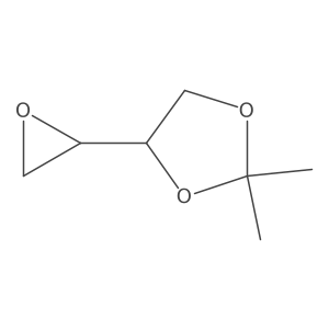 2,2-dimethyl-4-[(2S)-oxiran-2-yl]-1,3-dioxolane Structure
