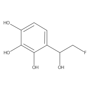 4-(2-Fluoro-1-hydroxyethyl)benzene-1,2,3-triol Structure