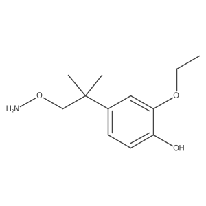 4-[1-(Aminooxy)-2-methylpropan-2-yl]-2-ethoxyphenol Structure