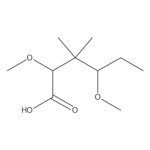2,4-Dimethoxy-3,3-dimethylhexanoic acid结构式