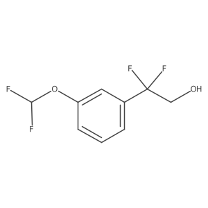 2-[3-(Difluoromethoxy)phenyl]-2,2-difluoroethan-1-ol Structure