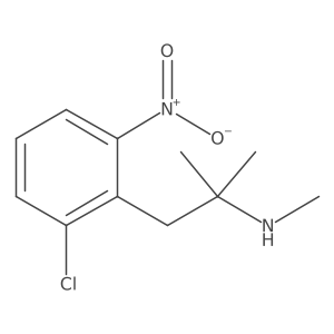 [1-(2-Chloro-6-nitrophenyl)-2-methylpropan-2-yl](methyl)amine Structure