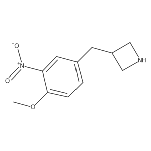 3-[(4-Methoxy-3-nitrophenyl)methyl]azetidine结构式