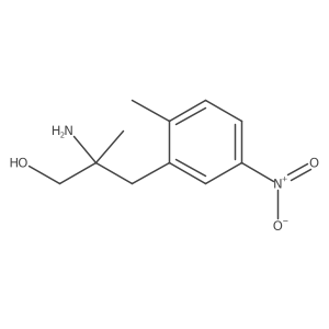2-Amino-2-methyl-3-(2-methyl-5-nitrophenyl)propan-1-ol Structure