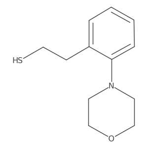 2-[2-(Morpholin-4-yl)phenyl]ethane-1-thiol结构式