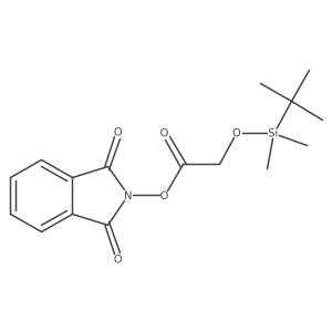 1,3-dioxo-2,3-dihydro-1H-isoindol-2-yl 2-[(tert-butyldimethylsilyl)oxy]acetate结构式