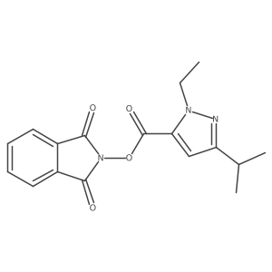 1,3-dioxo-2,3-dihydro-1H-isoindol-2-yl 1-ethyl-3-(propan-2-yl)-1H-pyrazole-5-carboxylate Structure