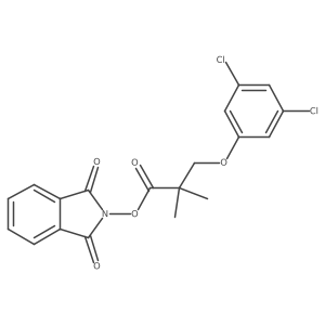 1,3-dioxo-2,3-dihydro-1H-isoindol-2-yl 3-(3,5-dichlorophenoxy)-2,2-dimethylpropanoate结构式