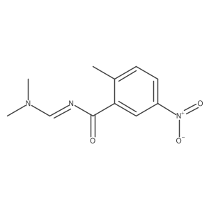 N-[(1E)-(Dimethylamino)methylidene]-2-methyl-5-nitrobenzamide Structure