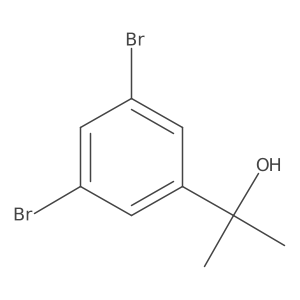 2-(3,5-Dibromophenyl)propan-2-ol结构式