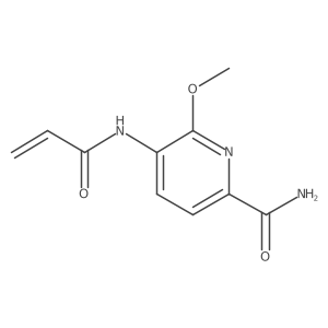 5-Acrylamido-6-methoxypicolinamide结构式