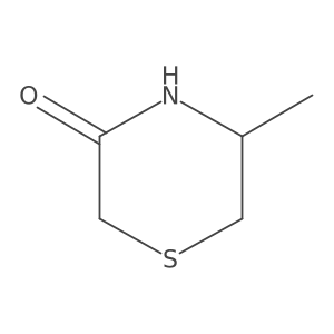 (5S)-5-methylthiomorpholin-3-one Structure