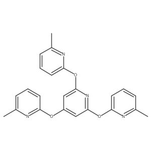 6,6',6''-(Pyridine-2,4,6-triyltris(oxy))tris(2-methylpyridine) Structure