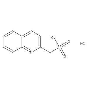 Quinolin-2-ylmethanesulfonyl chloride;hydrochloride结构式