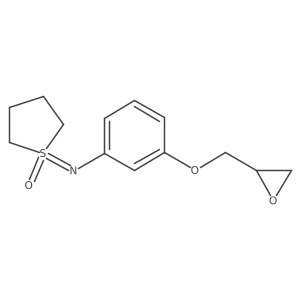 1-[3-(Oxiran-2-ylmethoxy)phenyl]iminothiolane 1-oxide结构式