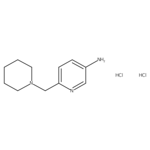 6-(Piperidin-1-ylmethyl)pyridin-3-amine;dihydrochloride Structure