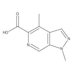 1,4-dimethyl-1H-Pyrazolo[3,4-c]pyridine-5-carboxylic acid Structure