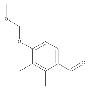 4-(Methoxymethoxy)-2,3-dimethylbenzaldehyde结构式