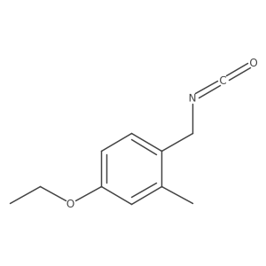 4-Ethoxy-1-(isocyanatomethyl)-2-methylbenzene结构式