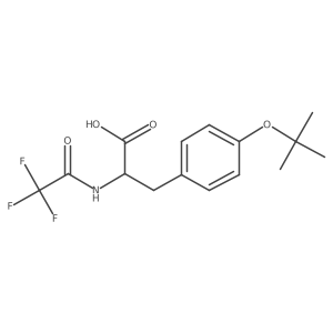(2R)-3-[4-(tert-butoxy)phenyl]-2-(2,2,2-trifluoroacetamido)propanoic acid Structure