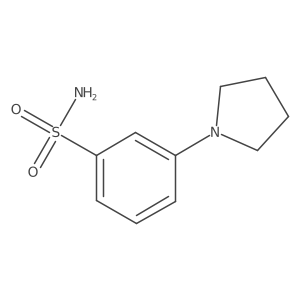 3-(Pyrrolidin-1-yl)benzene-1-sulfonamide Structure