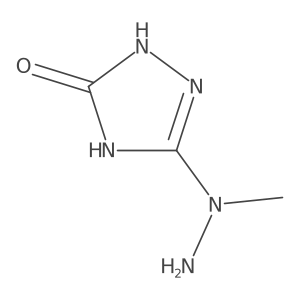 1,2-Dihydro-5-(1-methylhydrazinyl)-3H-1,2,4-triazol-3-one Structure