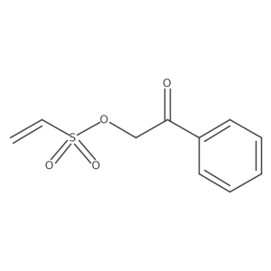 2-Oxo-2-phenylethyl ethenesulfonate结构式