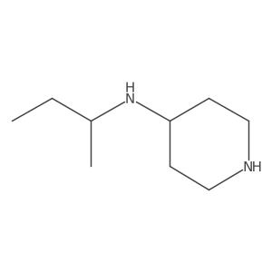 N-[(2S)-butan-2-yl]piperidin-4-amine结构式