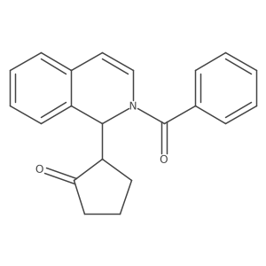 2-(2-Benzoyl-1,2-dihydro-1-isoquinolinyl)cyclopentanone结构式