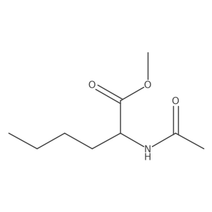 L-Norleucine, N-acetyl-, methyl ester Structure