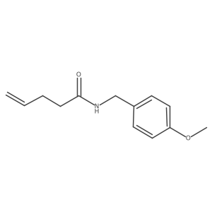 N-(4-Methoxybenzyl)pent-4-enamide结构式