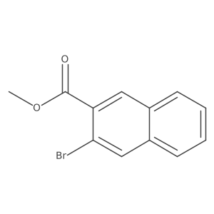 3-Bromo-naphthalene-2-carboxylic acid methyl ester Structure