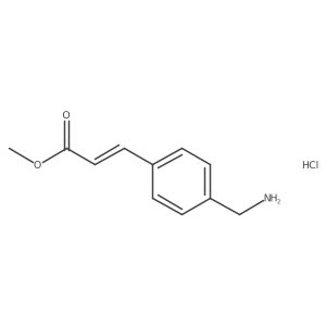 (E)-Methyl3-(4-(aminomethyl)phenyl)acrylatehydrochloride Structure