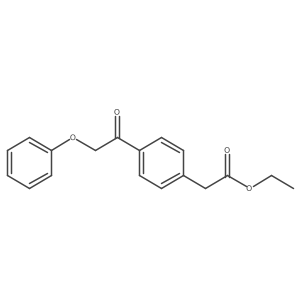 Benzeneacetic acid,4-(phenoxyacetyl)-,ethyl ester Structure