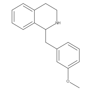 1-[(3-Methoxyphenyl)methyl]-1,2,3,4-tetrahydroisoquinoline Structure