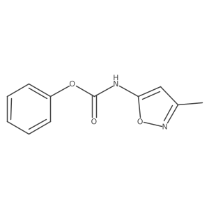Phenyl (3-methylisoxazol-5-yl)carbamate Structure