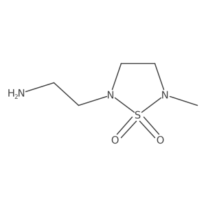 2-(2-Aminoethyl)-5-methyl-1,2,5-thiadiazolidine 1,1-dioxide Structure