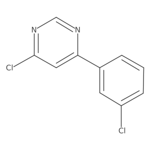4-Chloro-6-(3-chlorophenyl)pyrimidine Structure