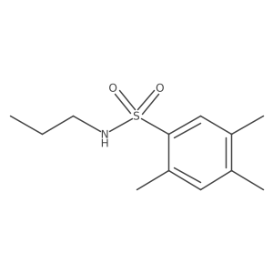 2,4,5-trimethyl-N-propylbenzenesulfonamide Structure