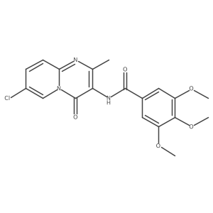 N-(7-chloro-2-methyl-4-oxo-4H-pyrido[1,2-a]pyrimidin-3-yl)-3,4,5-trimethoxybenzamide Structure
