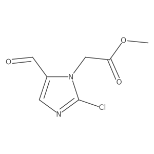 Methyl 2-(2-chloro-5-formyl-1H-imidazol-1-YL)acetate Structure