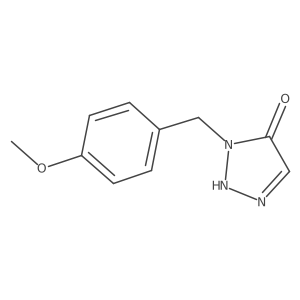 3-[(4-methoxyphenyl)methyl]-2H-triazol-4-one结构式