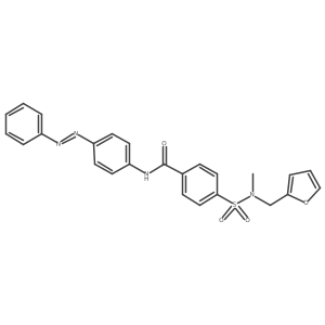 (E)-4-(N-(furan-2-ylmethyl)-N-methylsulfamoyl)-N-(4-(phenyldiazenyl)phenyl)benzamide Structure